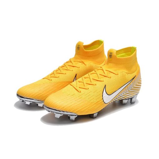 Neymar Nike Mercurial Superfly 6 Elite FG voor Kinderen - Geel Wit_8.jpg